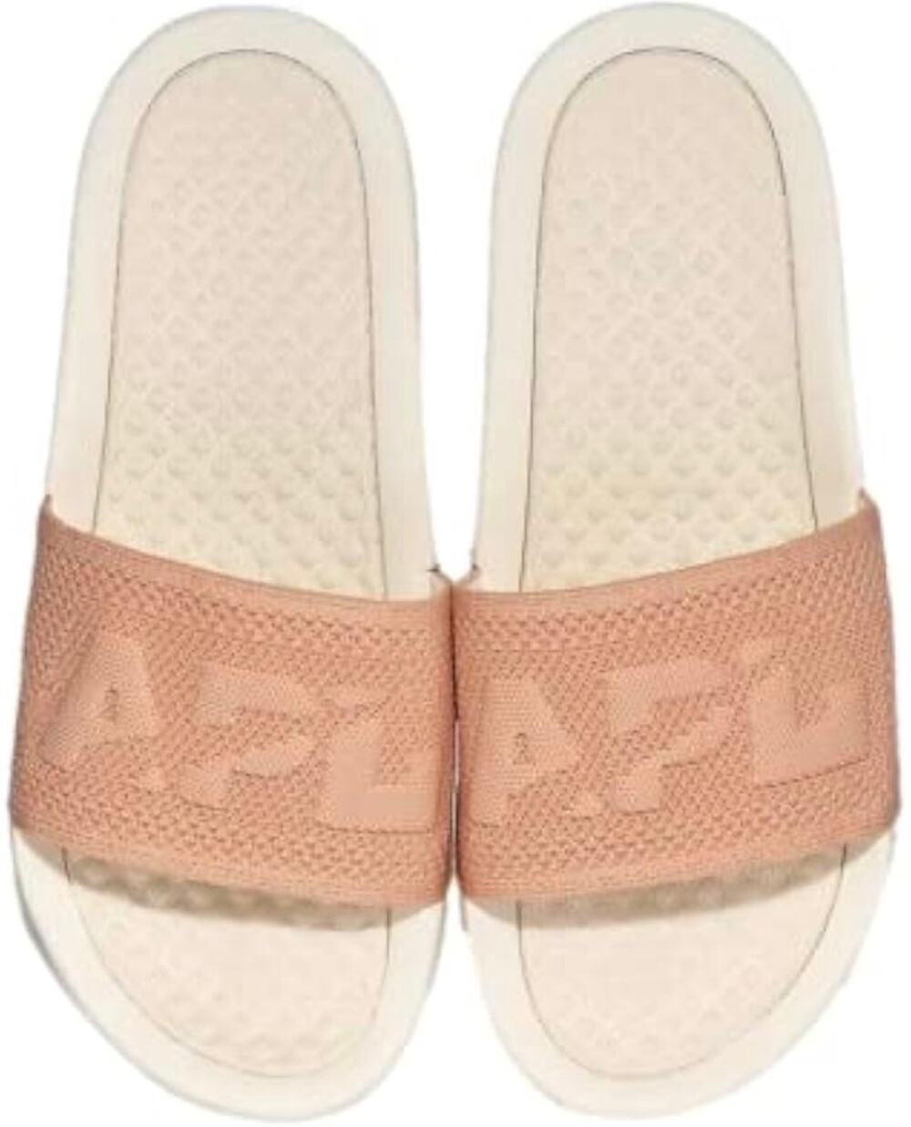 New APL mens techloom ivory blush slides sandals size 12